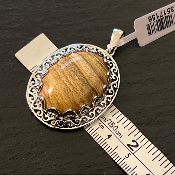 Karis Picture Jasper NWT Marked Karis STS Pendant - Picture 5 of 13